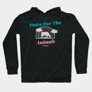 Voice For The Animals Go Vegan Hoodie